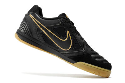 Men's Supreme x Nike SB Gato IC Indoor & Futsal Low-Tops Football Shoes - Black/Brown