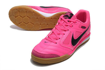 Men's Supreme x Nike SB Gato IC Indoor & Futsal Low-Tops Football Shoes - Pink/Black/White