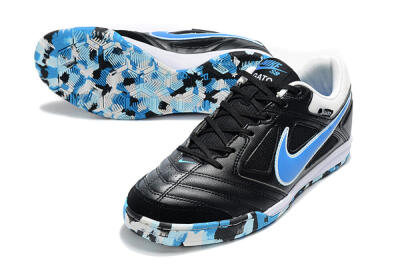 Men's Supreme x Nike SB Gato IC Indoor & Futsal Low-Tops Football Shoes - Black/Blue/White