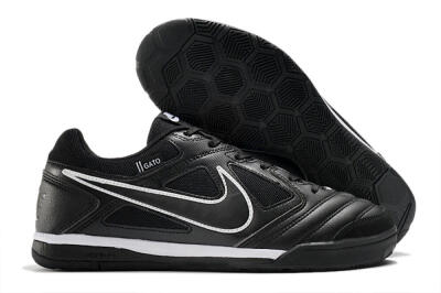 Men's Supreme x Nike SB Gato IC Indoor & Futsal Low-Tops Football Shoes - Black/White