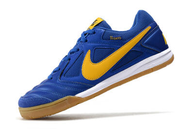 Men's Supreme x Nike SB Gato IC Indoor & Futsal Low-Tops Football Shoes - Blue/Yellow/White