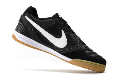 Men's Supreme x Nike SB Gato IC Indoor & Futsal Low-Tops Football Shoes - Black/White/Brown
