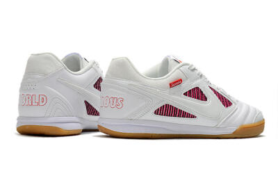 Men's Supreme x Nike SB Gato IC Indoor & Futsal Low-Tops Football Shoes - White/Red/Brown