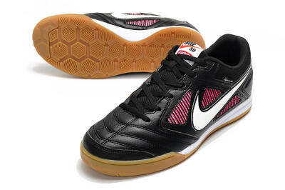 Men's Supreme x Nike SB Gato IC Indoor & Futsal Low-Tops Football Shoes - Black/White/Red