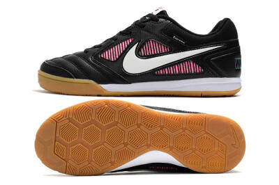 Men's Supreme x Nike SB Gato IC Indoor & Futsal Low-Tops Football Shoes - Black/White/Red
