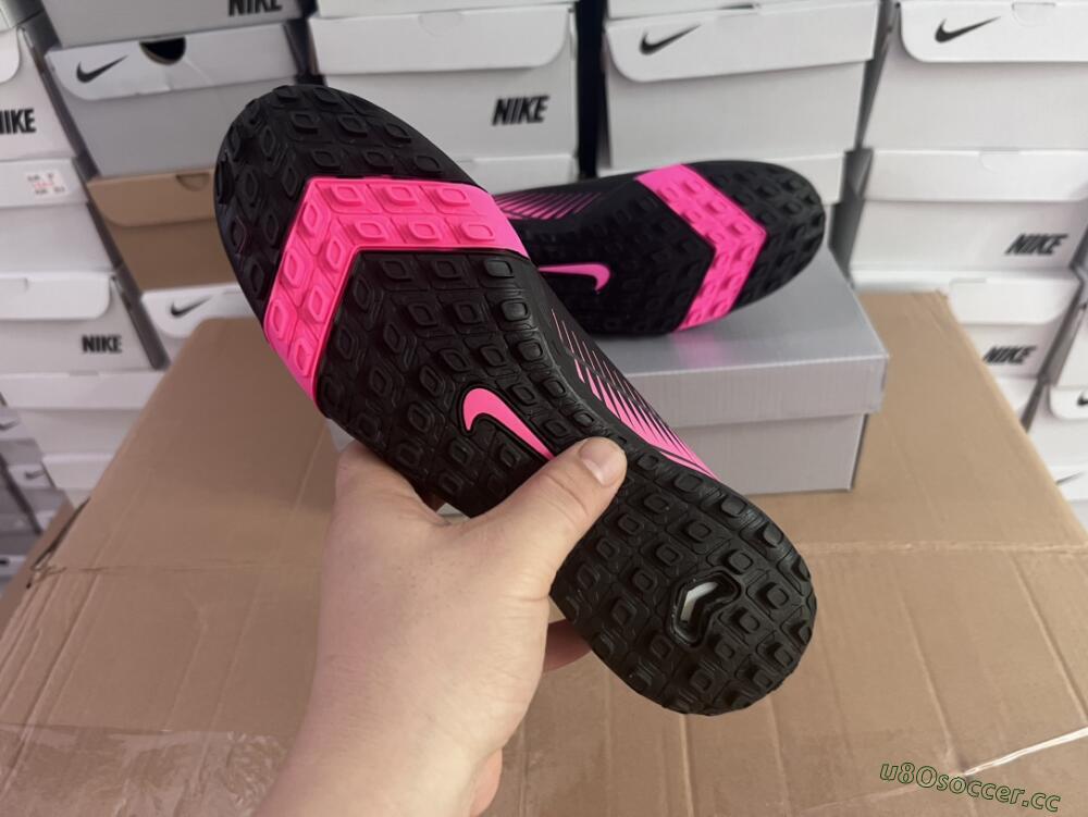 Unisex Nike Air Zoom Mercurial Vapor 16 Elite TF Artificial Turf Low-Tops Football Shoes - Black/Pink