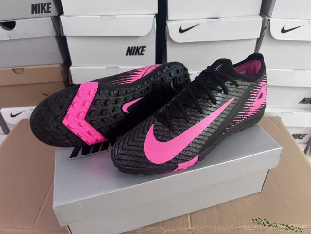 Unisex Nike Air Zoom Mercurial Vapor 16 Elite TF Artificial Turf Low-Tops Football Shoes - Black/Pink