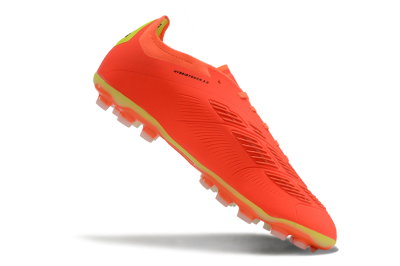 Men's Adidas Predator 24 Elite AG Artificial Grass Low-Tops Football Boots - Red/Silver/Yellow