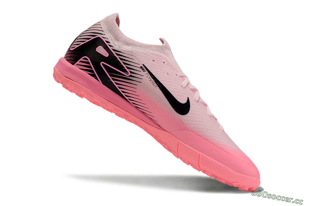 Men's Nike Air Zoom Mercurial Vapor 16 Elite TF Artificial Turf Low-Tops Football Shoes - Pink/White 4