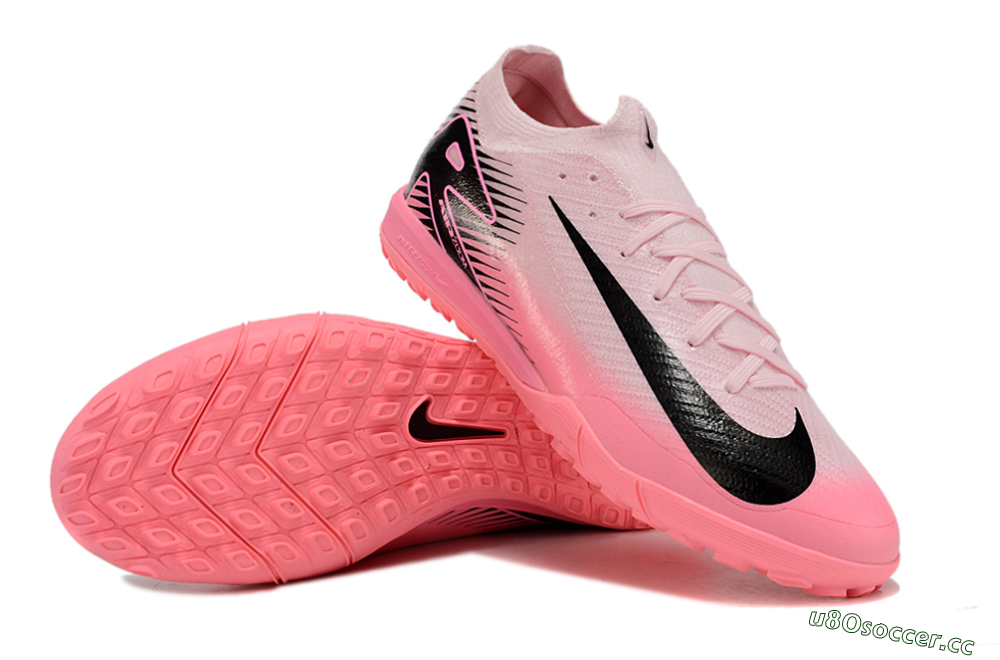 Men's Nike Air Zoom Mercurial Vapor 16 Elite TF Artificial Turf Low-Tops Football Shoes - Pink/White 3