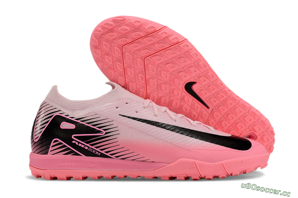 Men's Nike Air Zoom Mercurial Vapor 16 Elite TF Artificial Turf Low-Tops Football Shoes - Pink/White 2