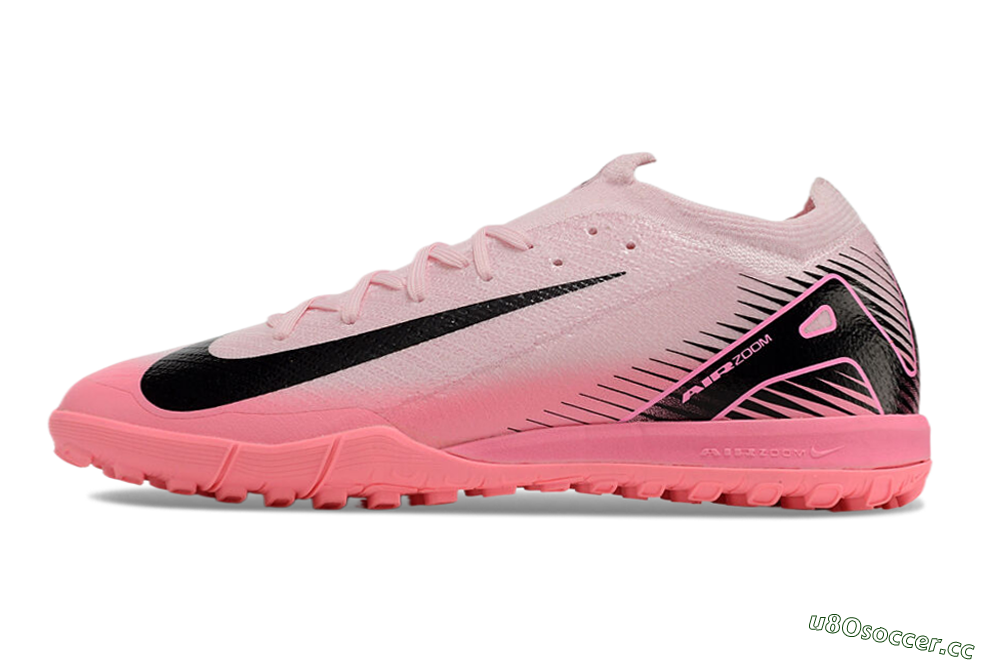 Men's Nike Air Zoom Mercurial Vapor 16 Elite TF Artificial Turf Low-Tops Football Shoes - Pink/White 0