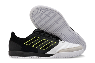 Men's Adidas Top Sala Competition IC Indoor & Futsal Low-Tops Football Shoes - White/Black/Yellow