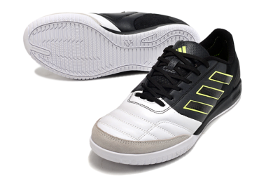 Men's Adidas Top Sala Competition IC Indoor & Futsal Low-Tops Football Shoes - White/Black/Yellow