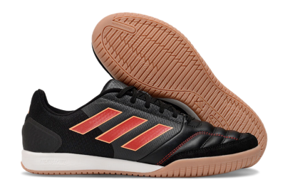 Men's Adidas Top Sala Competition IC Indoor & Futsal Low-Tops Football Shoes - Black/Red/White