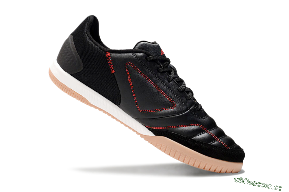 Men's Adidas Top Sala Competition IC Indoor & Futsal Low-Tops Football Shoes - Black/Red/White 4
