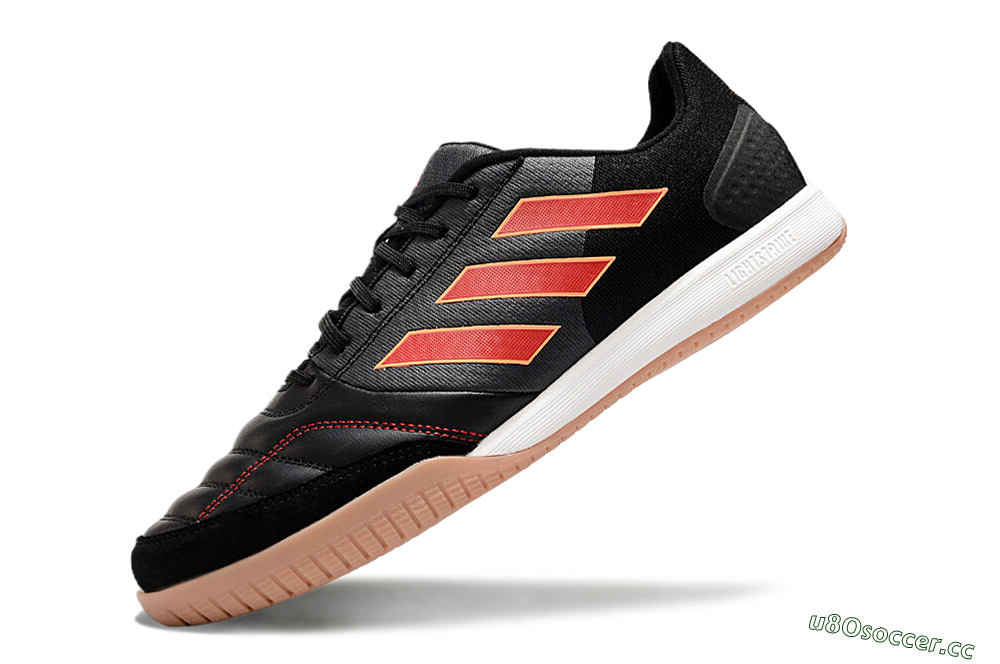 Men's Adidas Top Sala Competition IC Indoor & Futsal Low-Tops Football Shoes - Black/Red/White 5