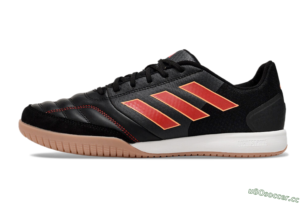 Men's Adidas Top Sala Competition IC Indoor & Futsal Low-Tops Football Shoes - Black/Red/White 0