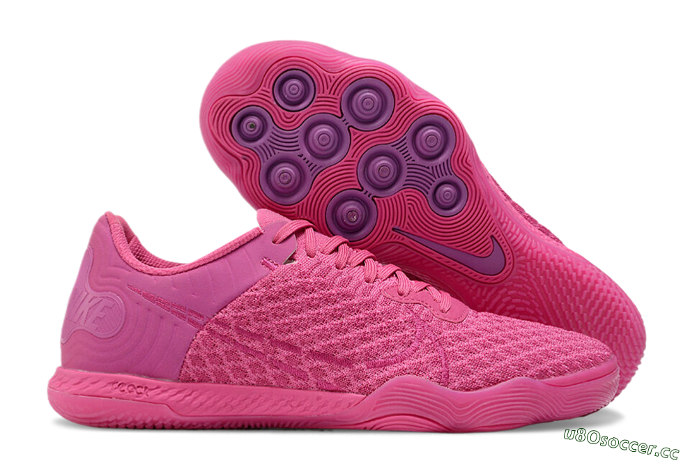 Men's Nike React Gato IC Indoor & Futsal Low-Tops Football Shoes - Pink/Purple 2