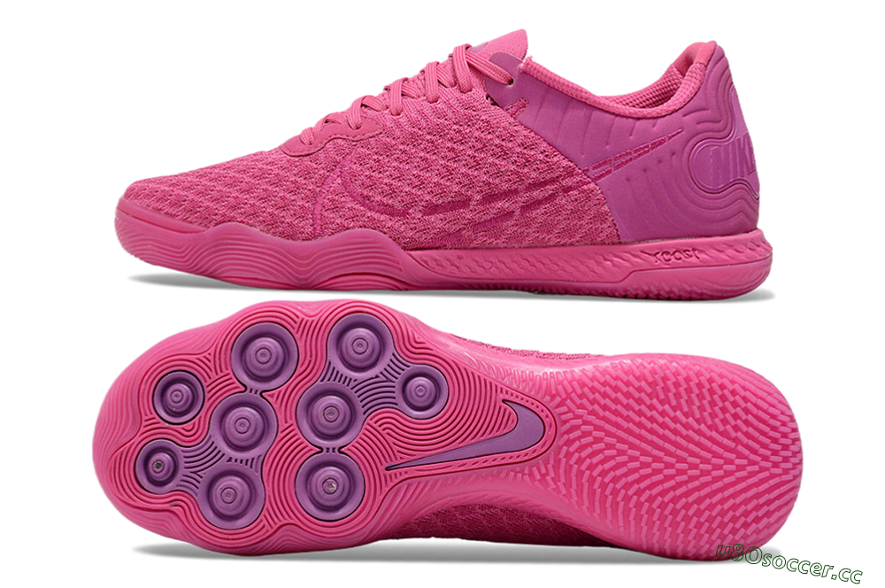 Men's Nike React Gato IC Indoor & Futsal Low-Tops Football Shoes - Pink/Purple 1