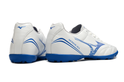 Men's Mizuno Monarcida Neo TF Artificial Turf Low-Tops Football Shoes - White/Blue