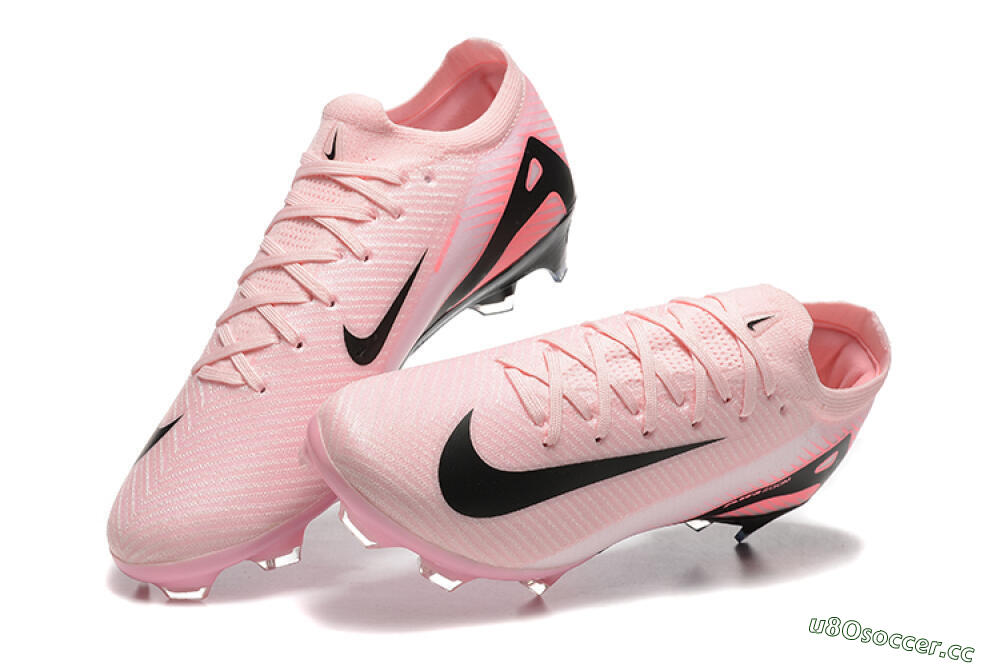 Men's Nike Air Zoom Mercurial Vapor 16 Elite FG Firm Ground Low-Tops Football Boots - Pink/Black 5