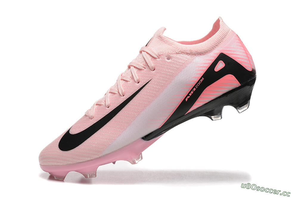 Men's Nike Air Zoom Mercurial Vapor 16 Elite FG Firm Ground Low-Tops Football Boots - Pink/Black 7