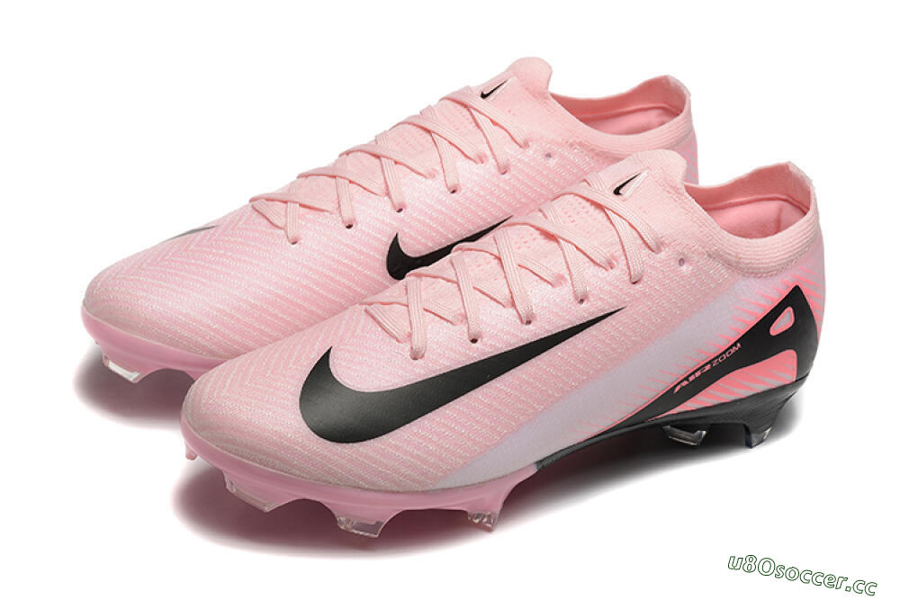 Men's Nike Air Zoom Mercurial Vapor 16 Elite FG Firm Ground Low-Tops Football Boots - Pink/Black 8