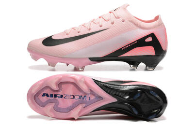 Men's Nike Air Zoom Mercurial Vapor 16 Elite FG Firm Ground Low-Tops Football Boots - Pink/Black