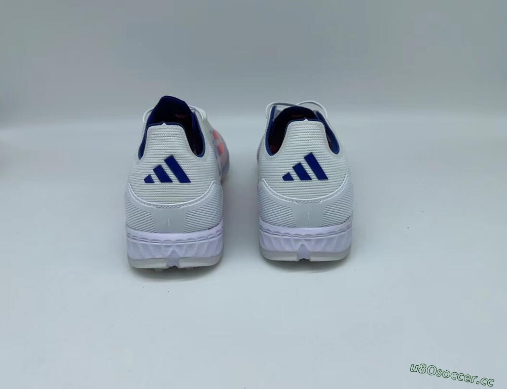 Men's Adidas F50 Pro TF Artificial Turf Low-Tops Football Shoes - Blue/Red/Beige