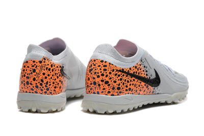 Men's Nike Phantom GX 2 Elite TF Artificial Turf Low-Tops Football Shoes - Grey/Black/Leopard