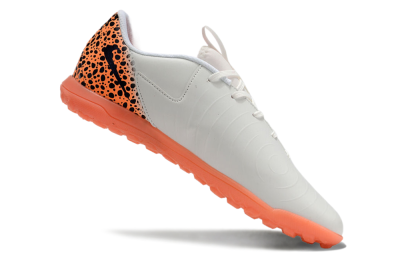Men's Nike Jr. Phantom GX 2 Academy TF Artificial Turf Low-Tops Football Shoes - White/Black/Leopard