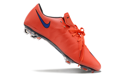 Men's Nike Mercurial Vapor 10 FG Firm Ground Low-Tops Football Boots - Red/Blue/Black