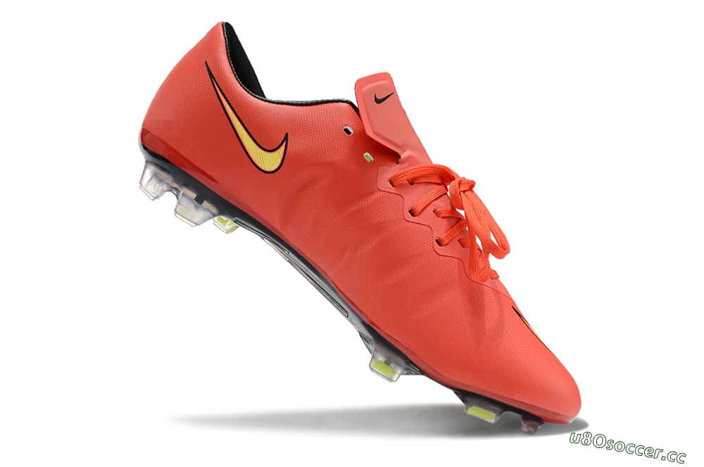 Men's Nike Mercurial Vapor 10 FG Firm Ground Low-Tops Football Boots - Red/Yellow/Black 4