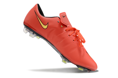 Men's Nike Mercurial Vapor 10 FG Firm Ground Low-Tops Football Boots - Red/Yellow/Black