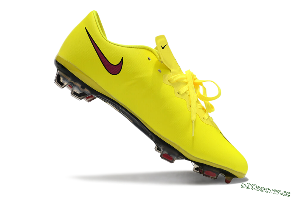 Men's Nike Mercurial Vapor 10 FG Firm Ground Low-Tops Football Boots - Yellow/Black/Red 4