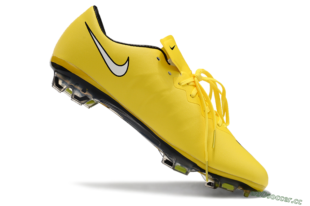 Men's Nike Mercurial Vapor 10 FG Firm Ground Low-Tops Football Boots - Yellow/White/Black 4