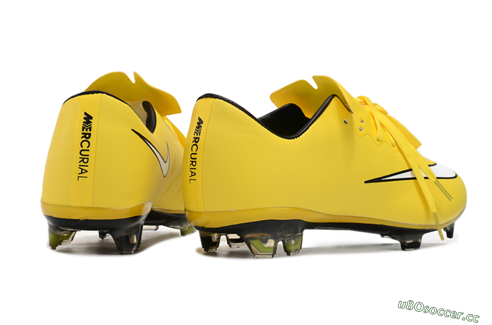 Men's Nike Mercurial Vapor 10 FG Firm Ground Low-Tops Football Boots - Yellow/White/Black 6
