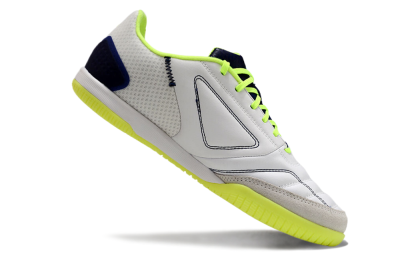 Men's Adidas Top Sala Competition IC Indoor & Futsal Low-Tops Football Shoes - White/Blue/Yellow