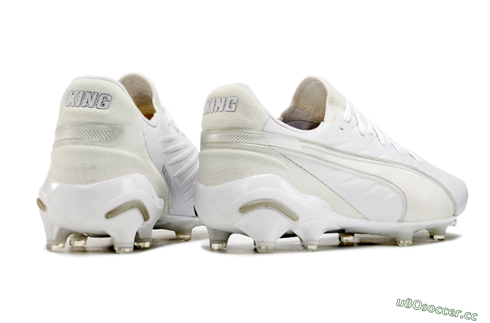 Men's Puma Ultra Ultimate AG Artificial Grass Low-Tops Football Boots - White/Beige 6