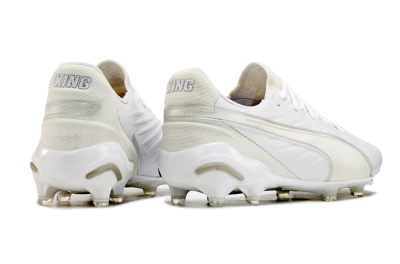 Men's Puma Ultra Ultimate AG Artificial Grass Low-Tops Football Boots - White/Beige
