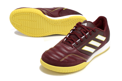 Men's Adidas Top Sala IC Indoor & Futsal Low-Tops Football Shoes - Red/White/Yellow