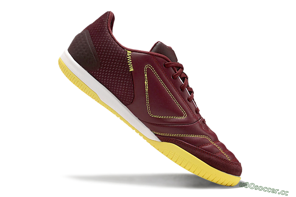 Men's Adidas Top Sala IC Indoor & Futsal Low-Tops Football Shoes - Red/White/Yellow 4