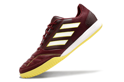 Men's Adidas Top Sala IC Indoor & Futsal Low-Tops Football Shoes - Red/White/Yellow