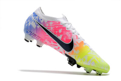Men's Nike Mercurial Vapor 13 Elite FG Firm Ground Low-Tops Football Boots - Yellow/Pink/Blue