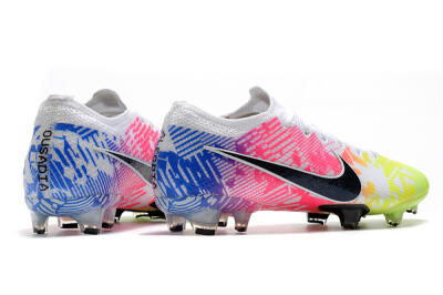 Men's Nike Mercurial Vapor 13 Elite FG Firm Ground Low-Tops Football Boots - Yellow/Pink/Blue