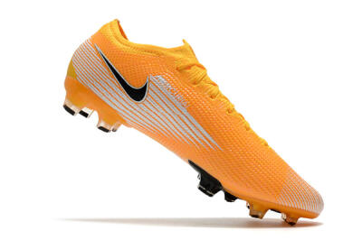 Men's Nike Mercurial Vapor 13 Elite FG Firm Ground Low-Tops Football Boots - Orange/White/Black