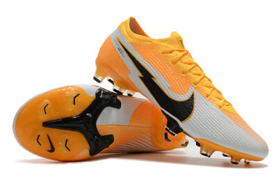 Men's Nike Mercurial Vapor 13 Elite FG Firm Ground Low-Tops Football Boots - Orange/White/Black