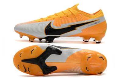 Men's Nike Mercurial Vapor 13 Elite FG Firm Ground Low-Tops Football Boots - Orange/White/Black