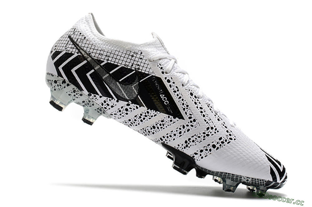 Men's Nike Mercurial Vapor 13 Elite FG Firm Ground Low-Tops Football Boots - Black/White/Blue 7